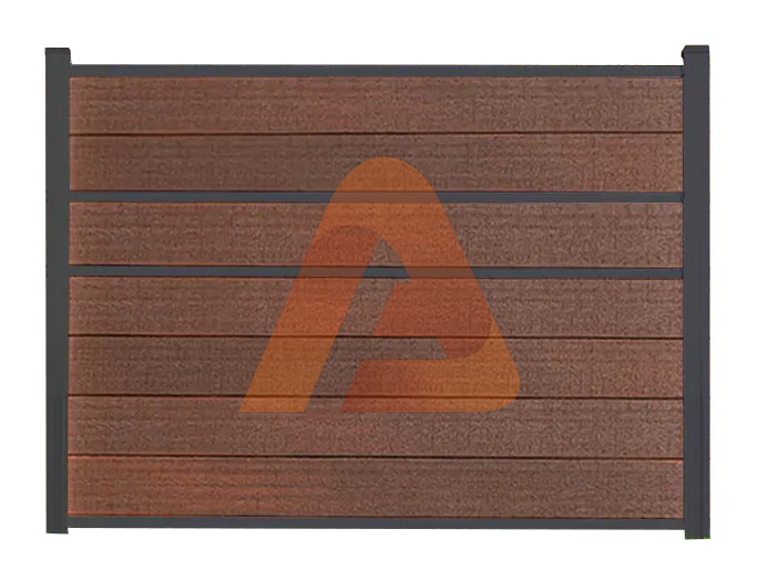 4 x 6 Aspen Brown Black Aluminum |  | Aluglobusfence.com